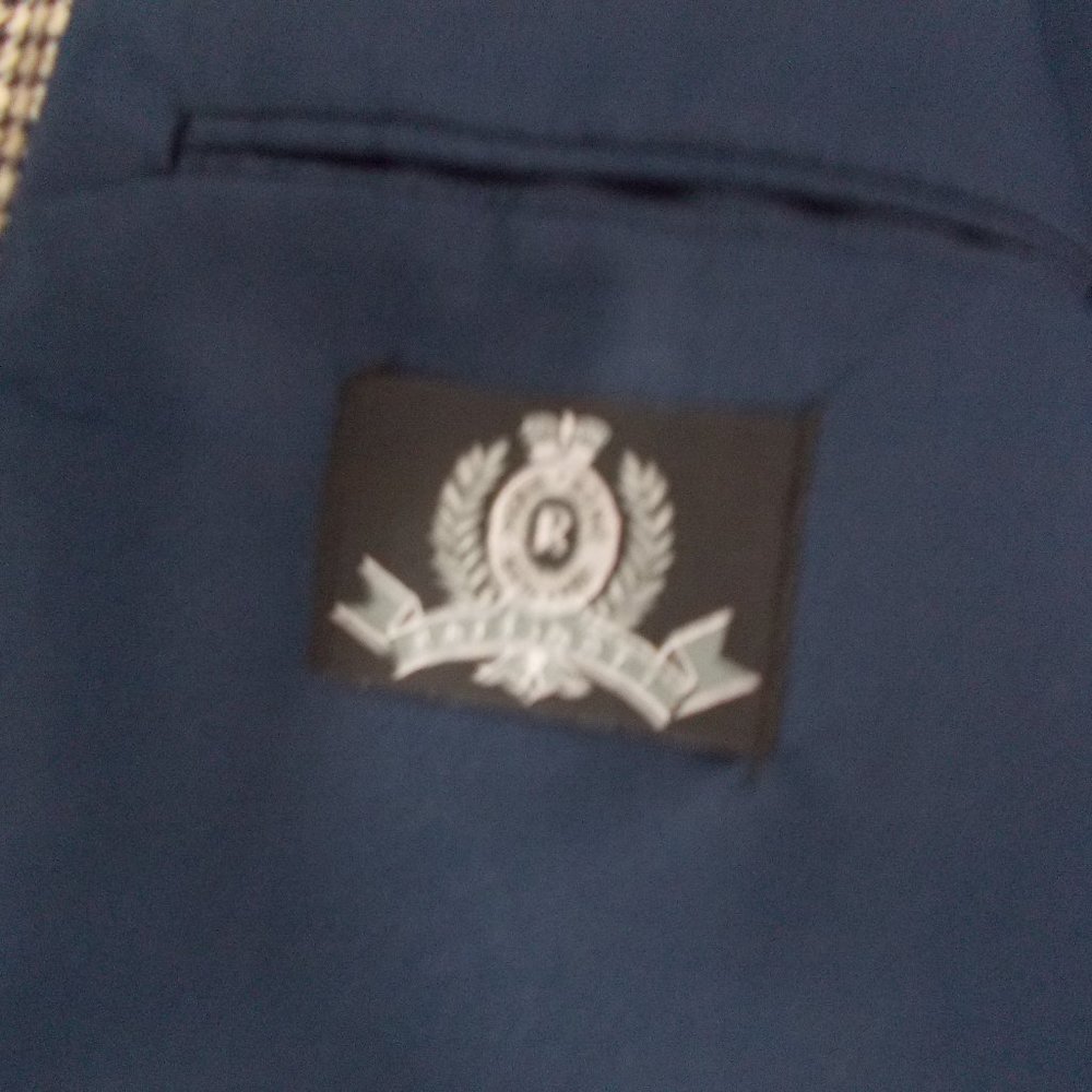 EUC Men's lined Navy sport jacket, size 46 R - Picture 7 of 7